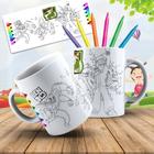 Kit Caneca Vamos Colorir A Princesa e o Sapo + Jogo de Canetinhas - Mary  Pop Personalizados - Canecas - Magazine Luiza