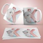 Caneca Personalizada Infantil Letra K - Premium