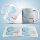 Caneca Personalizada Infantil Letra S - Premium