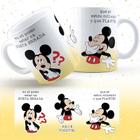 Caneca Personalizada Mickey / Minnie 820 Menor Frete - Guria Criativa