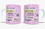 Caneca Personalizada Porcelana Dia das Mães de 325ml