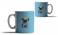 Caneca Personalizada Presente Cachorros Raças Pug Fofo Amor