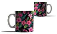 Caneca Personalizada Presente Flores Havaianas Floral 