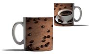 Caneca Personalizada Presente Frases Café Amo Amor Grãos