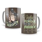 Caneca Personalizada Racionais Mc Fé Em Porcelana 325Ml