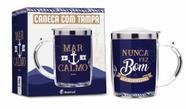 Caneca plástica inox sw - mar calmo - Brasfoot