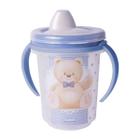 Caneca Plástico Alça Removível Fechamento Rosca Baby Urso