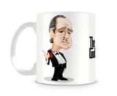 Caneca Poderoso Chefão Vito Corleone Caricatura