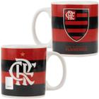 Caneca Porcelana 300ml Flamengo Ref. TSP001BR35B