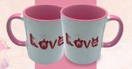 Caneca Porcelana 300ml Love Kathavento