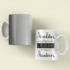 Caneca Porcelana 325ml Frases Acreditar Possibilidades