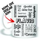 Caneca Porcelana com Nome Personalizado Lembrancinha Presente Masculino