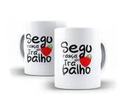 Caneca Porcelana Curso Segurança do Trabalho com Coração