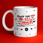 Caneca Porcelana Dia Dos Namorados Frase Música Favorita Casal Love Presente Amor- MEGA OFERTA!