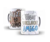 Caneca Porcelana Dia dos Pais Paizão Te Amo