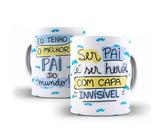 Caneca Porcelana Dia dos Pais Ser Pai É Ser Herói