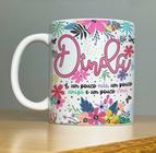 Caneca Porcelana Dinda