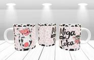 Caneca Porcelana Divertida Amizade Miga Sua Louca 2