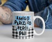 Caneca Porcelana Divertida Dia Dos Pais Lista ul Amigo