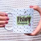 Caneca Porcelana Fisioterapia Est. Dajuli - Profissões Zlprint