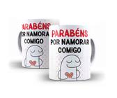 Caneca Porcelana Flork Parabéns Por Namorar Comigo