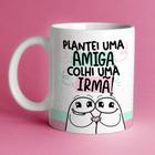 Caneca Flork Meme Amor de Irmãos/Irmãs Porcelana Personalizada 325ml