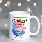 Caneca Porcelana Guarda-me oh Senhor Como a Menina dos Teus Olhos Est.Evangelica2.10 - Zlprint