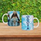 Caneca Porcelana Iemanjá Orixá Umbanda e Candomblé