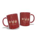 Caneca Porcelana Merry Christmas 3 325ml Com Caixinha