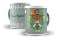 Caneca Porcelana Orixá Oxumaré Candomblé e Umbanda