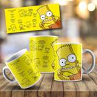 Caneca porcelana OS SIMPSONS personagens Bart Simpsons 325ml