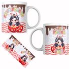 Caneca Porcelana Pascoa Princesas Disney