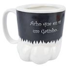 Caneca Porcelana Pata Frajola Eu Acho Que Vi Um Gatinho