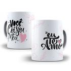 Caneca porcelana personalizada - presente para Namorado (a) você coisou meu coração.