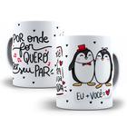 Caneca porcelana personalizada - presente para Namorado (a) você é pra vida toda - Print sua ideia Personalizados