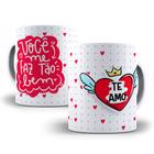 Caneca porcelana personalizada - presente para Namorado (a) você me faz tão bem - Print sua ideia Personalizados