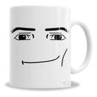 Caneca Porcelana Personalizada Roblox Man Face Gamer