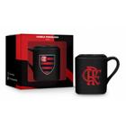 Caneca porcelana quadrada times 220ml - flamengo