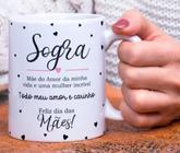 Caneca Porcelana Sogra Mãe do Amor da Minha Vida - Dia das Mães Zlprint