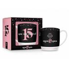 Caneca porcelana urban 300ml - meus 15 anos