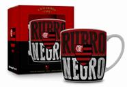 Caneca porcelana urban 360 ml - BRASFOOT - Flamengo Rubro Negro Oficial