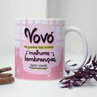 Caneca Porcelana Vovó na Gaveta das Minhas Melhores Lembranças tem Você Est. DKA23 - Avós Zlprint