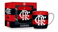 Caneca Porcelana Xícara Personalizada Flamengo Rubro Negro