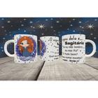 Caneca Porcelana Xícara Personalizada Princesa do Signo Sagitário Astral Horóscopo- MEGA OFERTA!