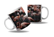 Caneca Presente Animais Savana Flamingo Aves Cor de Rosa HD - Enjoy Shop