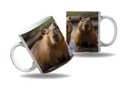 Caneca Presente Animal Capivara Moda Roedor Gigante Fofo 1