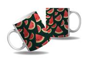 Caneca Presente Estampa Frutas Melância Refrescante Verde - Enjoy Shop