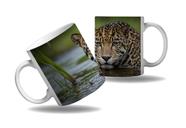 Caneca Presente Pantanal Onça Pintada Brasileira Animal HD