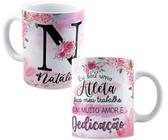 Caneca profissão atleta com qualquer nome personalizado flor - Mago das Camisas