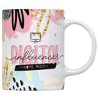 Caneca profissão digital influencer nome personalizado